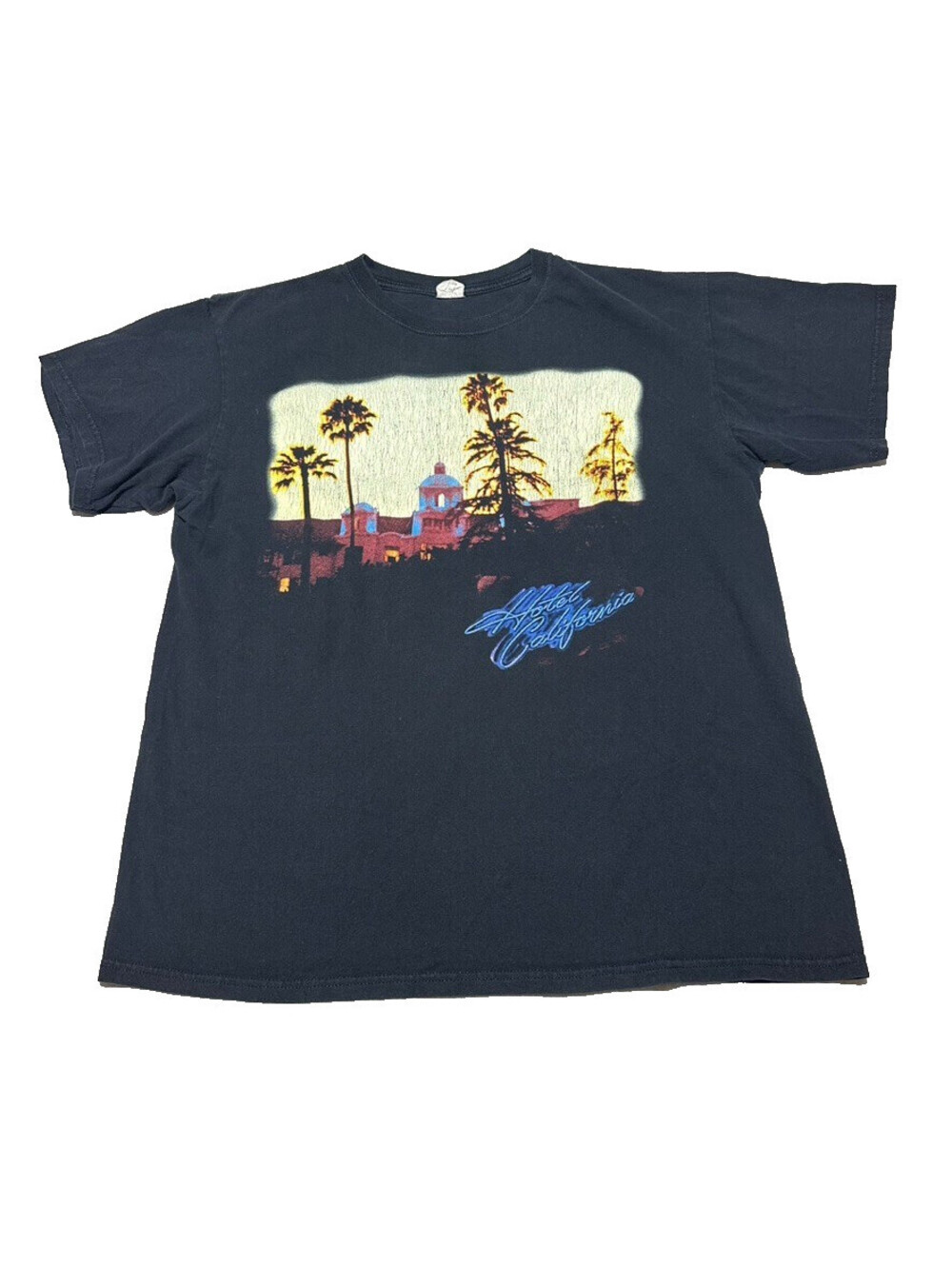 The Eagles 2010 Hotel California Concert Tour Black T Shirt Large Anvil Tag Band